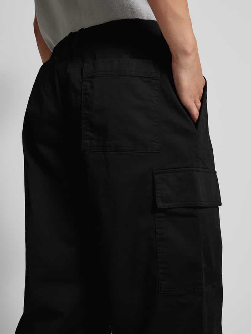 Calvin Klein Jeans Straight fit cargobroek met elastische band