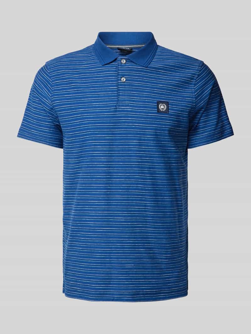 Lerros Regular fit poloshirt met labelbadge