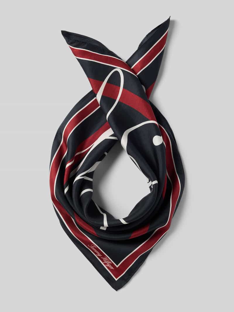 Tommy Hilfiger Sjaaltje TH HERITAGE SCRIPT SILK SCARF