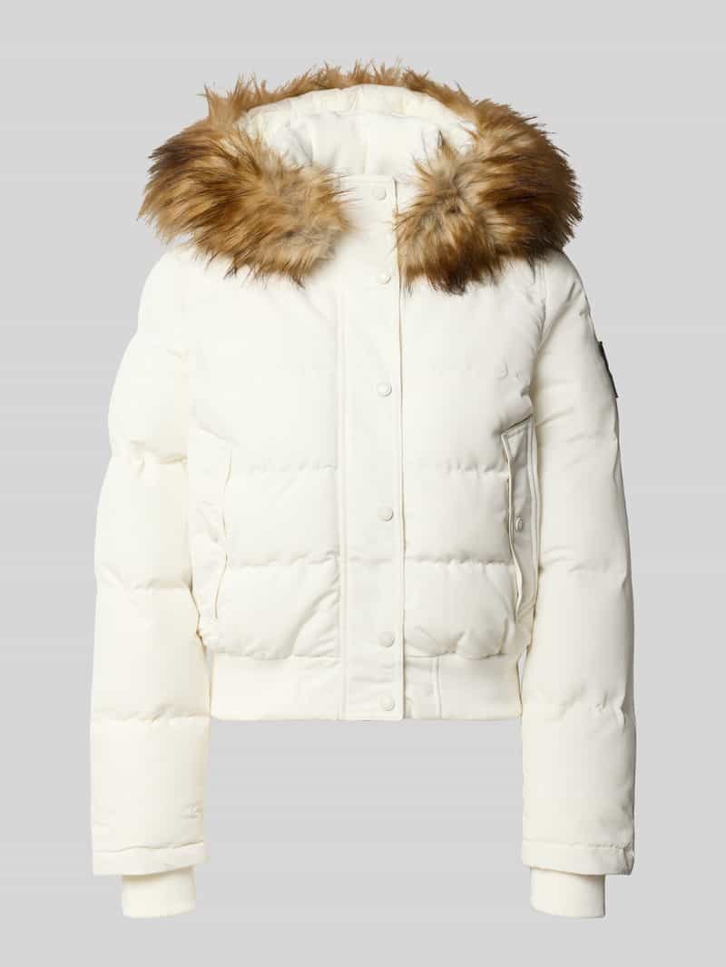Superdry Gewatteerd jack met capuchon en imitatiebont model 'EVEREST BOMBER'