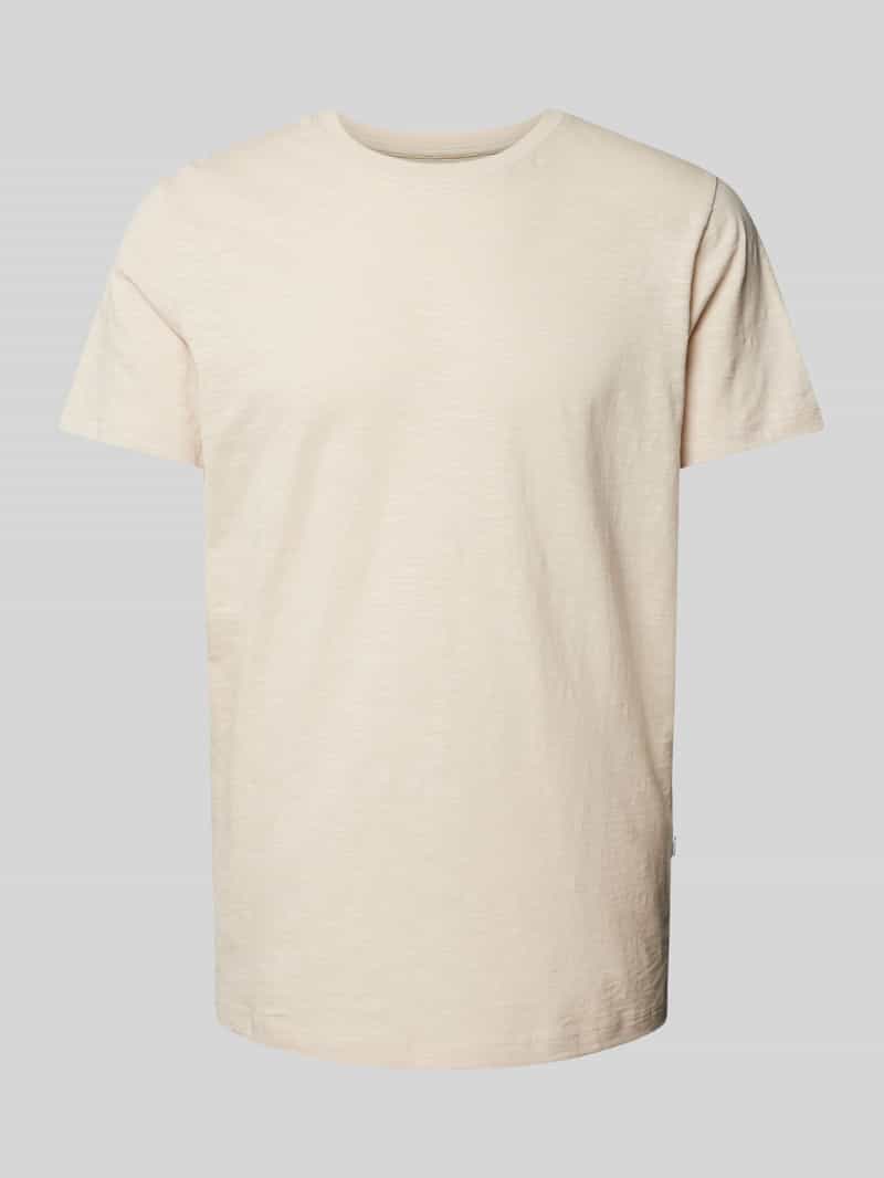 Selected Homme T-shirt met ronde hals model 'ASPEN SLUB'