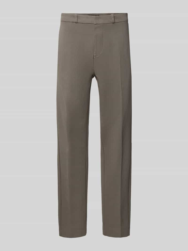 Regular fit sweatpants van katoenmix