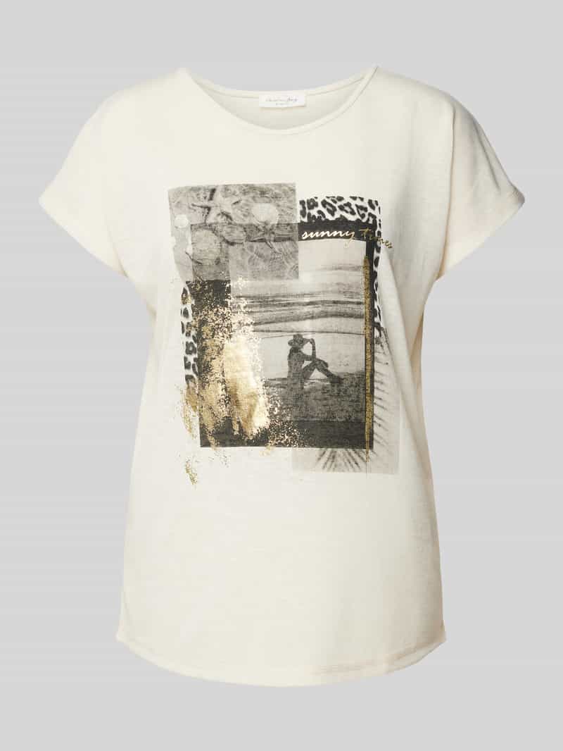 Christian Berg Woman T-shirt met motiefprint