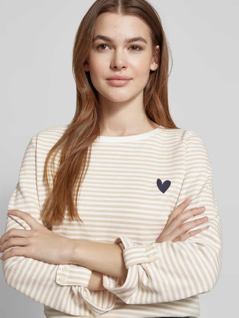 Tom Tailor Comfort fit sweatshirt met all-over motief