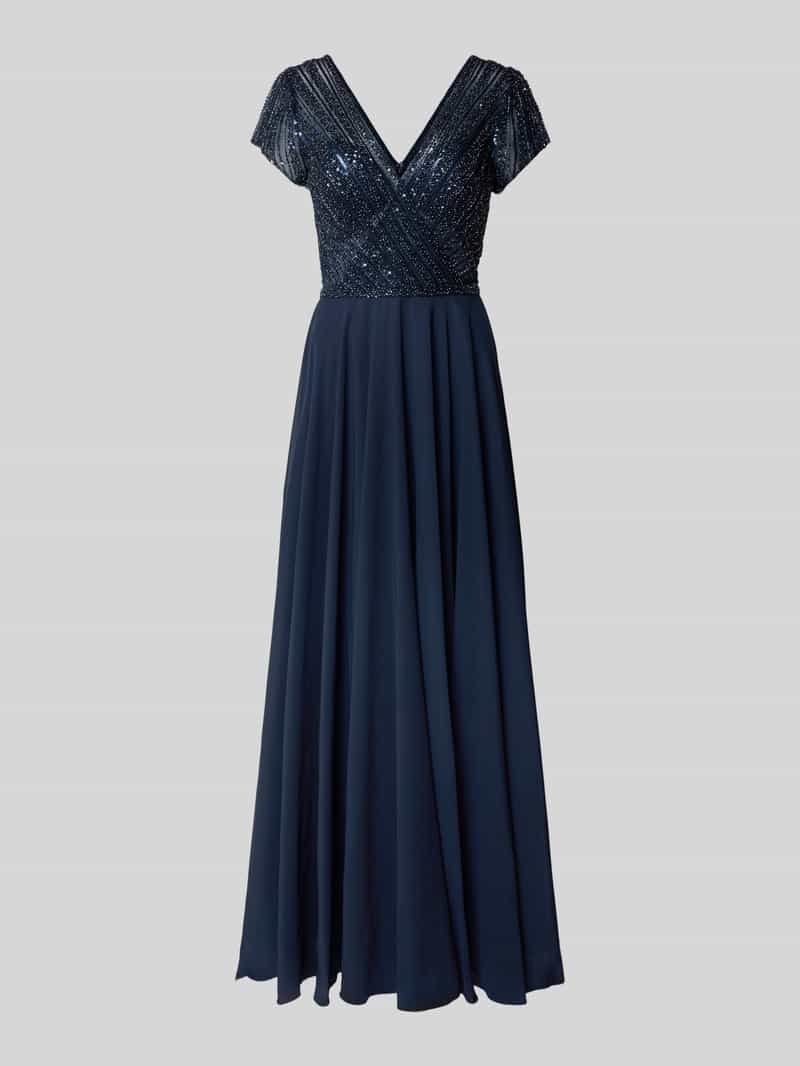 Hey Kyla Avondjurk met kralen en pailletten