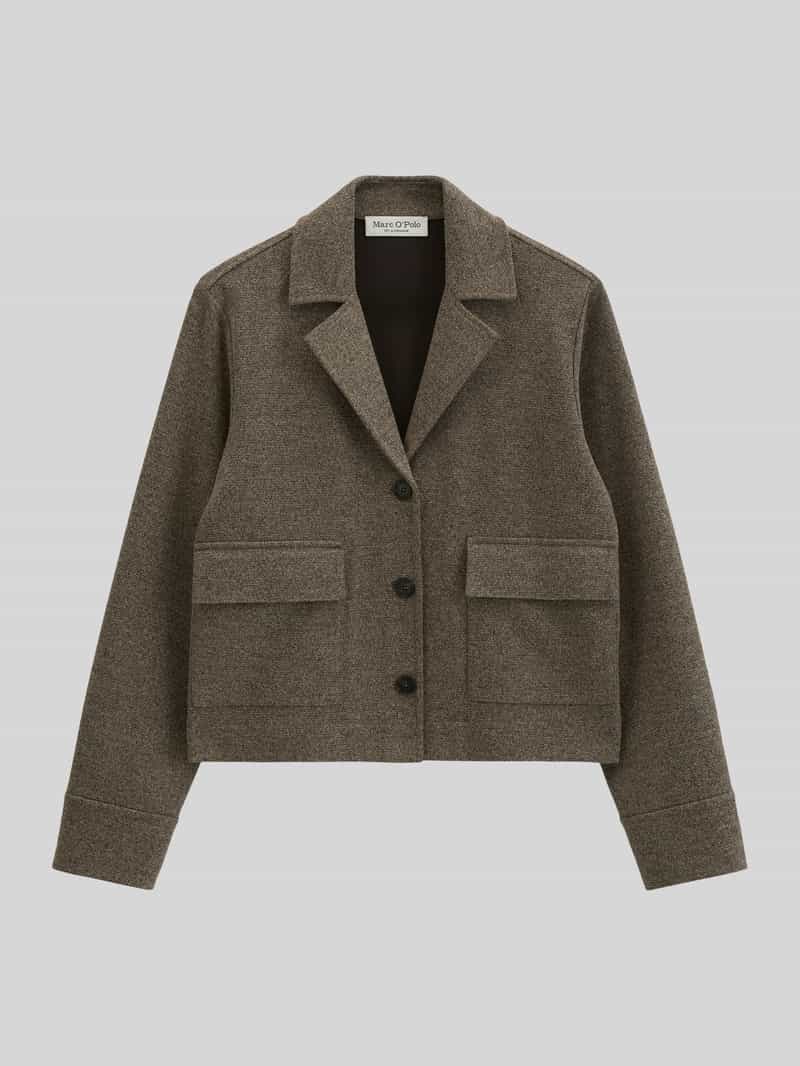 Marc O'Polo Korte blazer van katoenmix