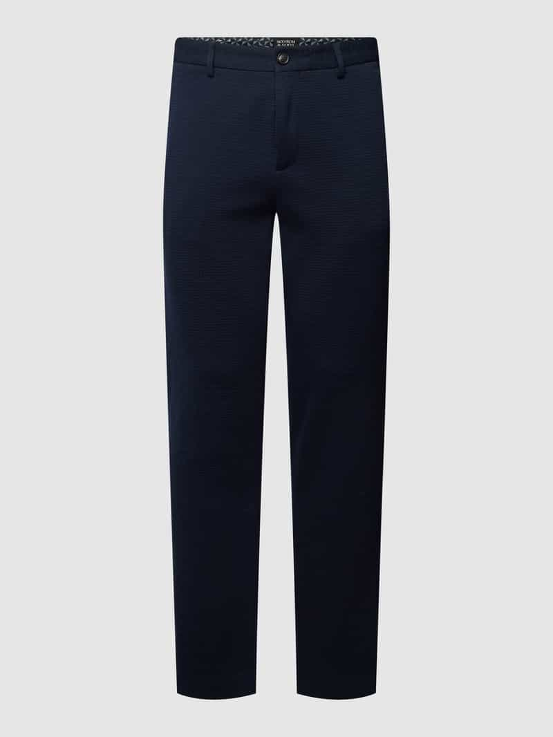 Scotch & Soda Broek met structuurmotief, model ‘	Mott’