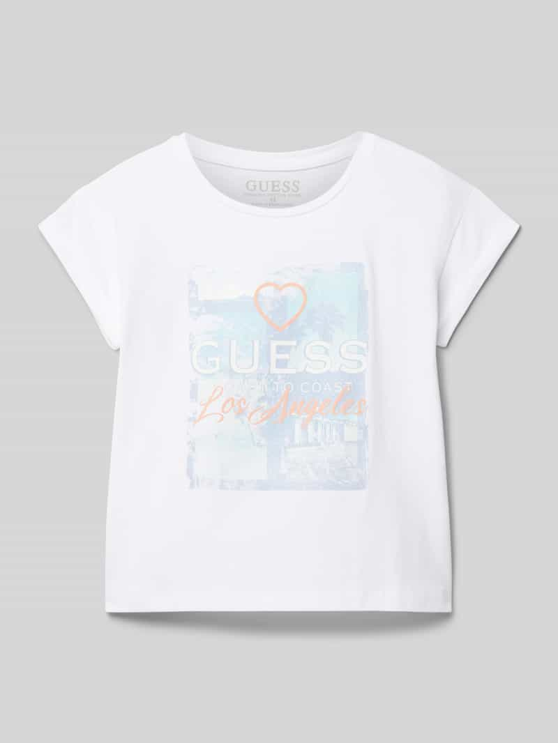 Guess T-shirt met labelprint