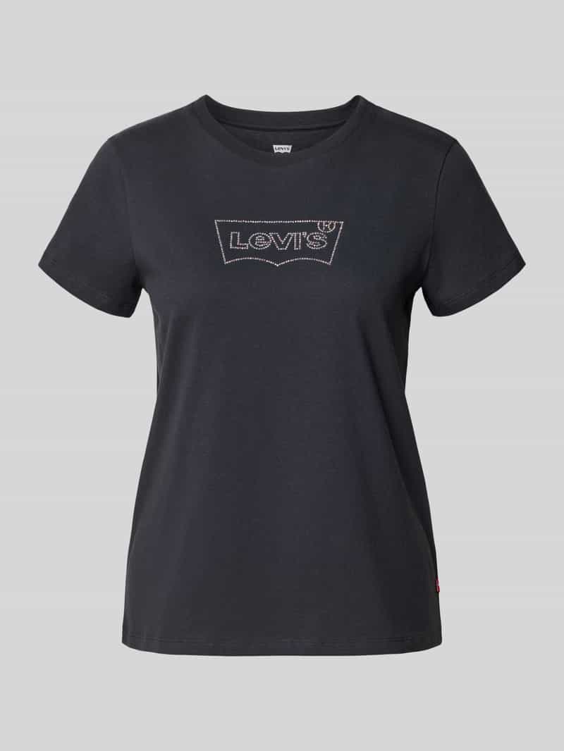 Levi's T-shirt met labelprint