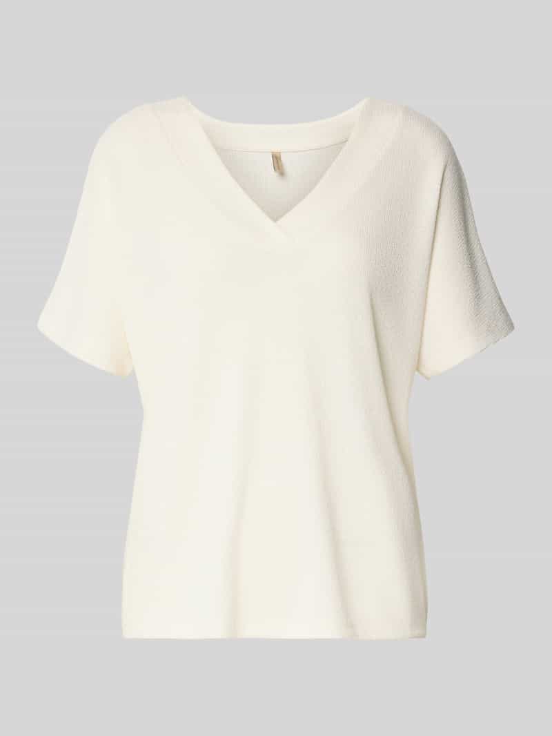 Soyaconcept T-shirt met V-hals model 'Delia'