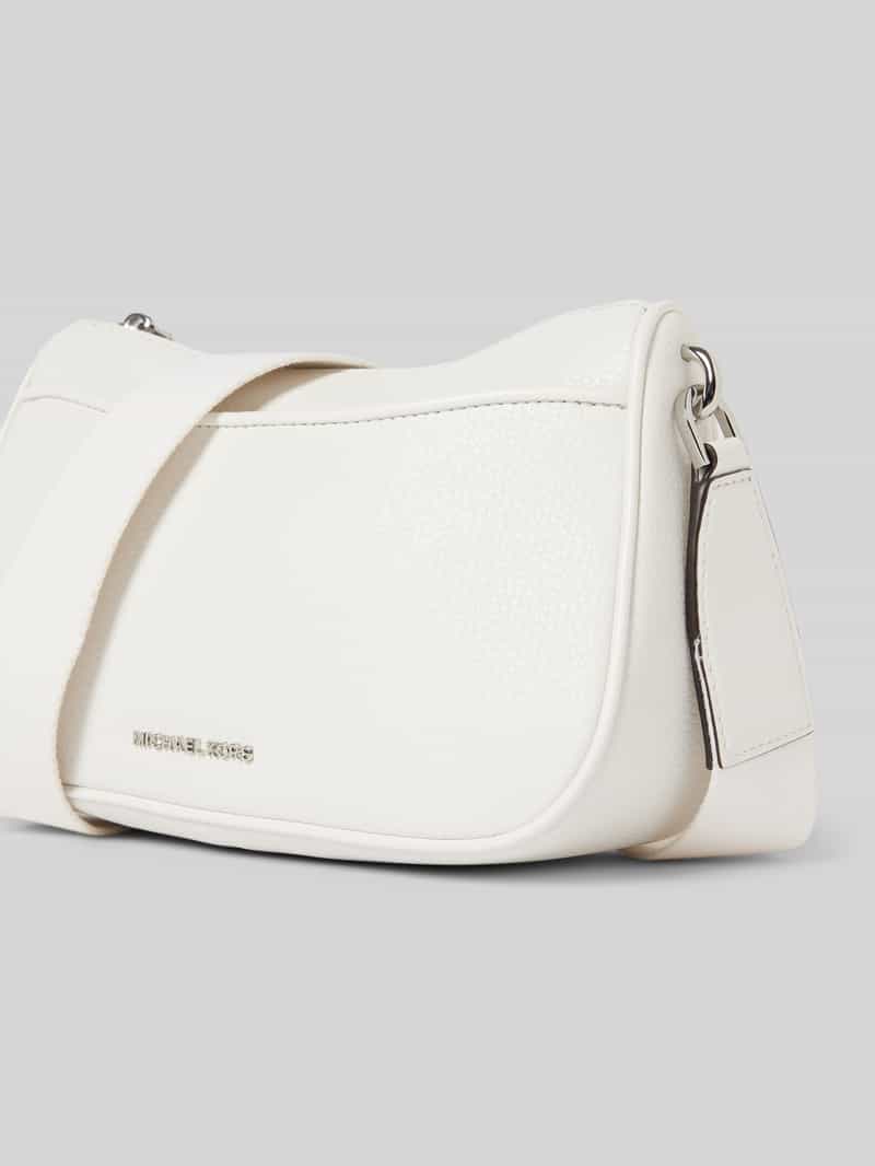 MICHAEL Kors Handtas van leer met labelapplicatie model 'JET SET'