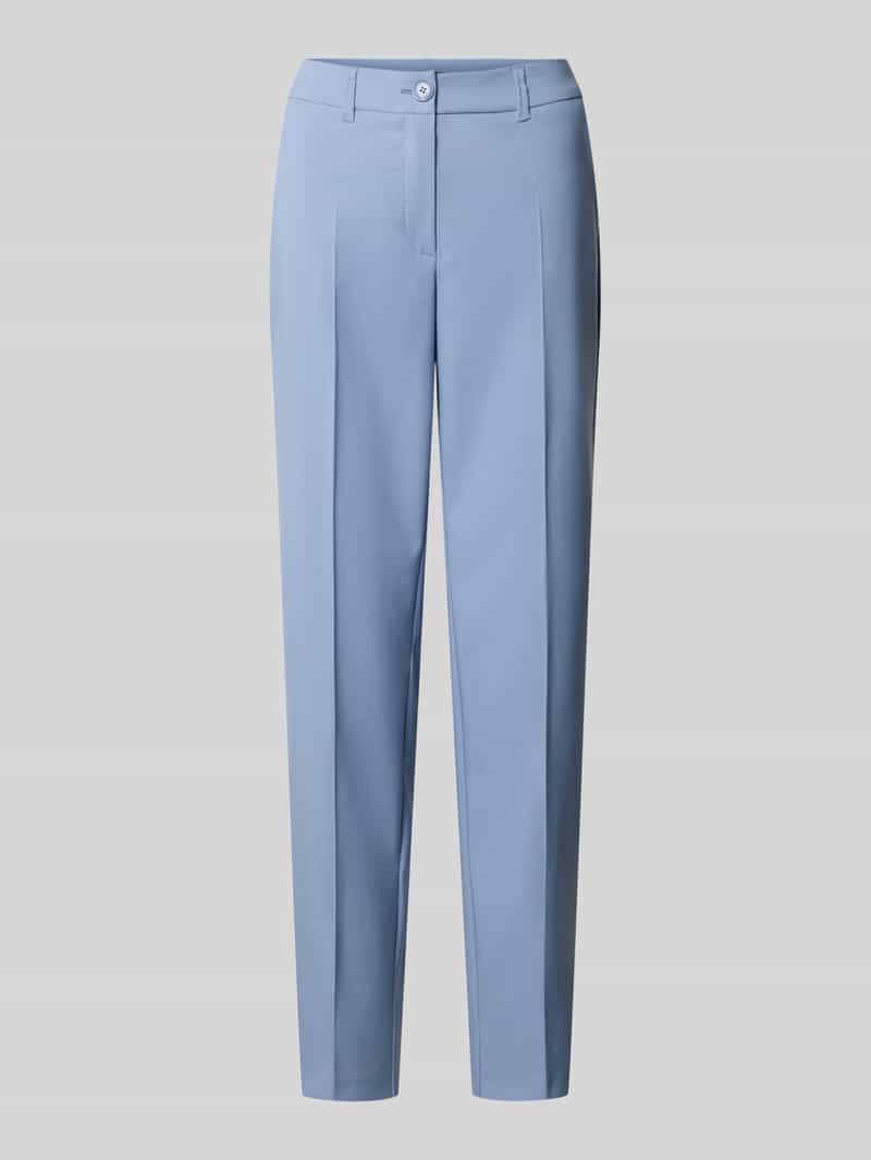 Betty Barclay high waist bandplooibroek met persplooien