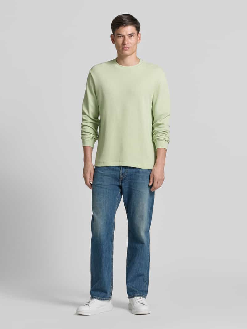 Boss regular fit shirt met lange mouwen van katoenmix model 'WE-TEMPEST' mint, foto 6