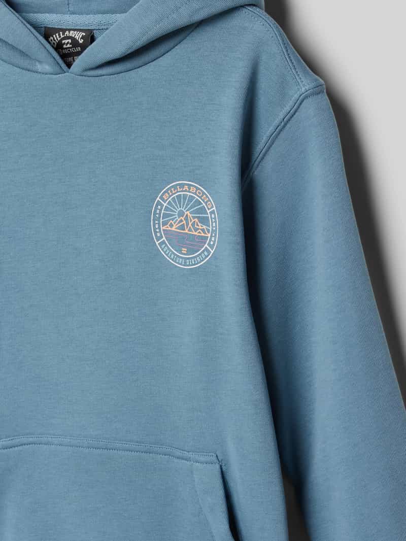 Billabong Hoodie met label- en motiefprint model 'COMPASS'