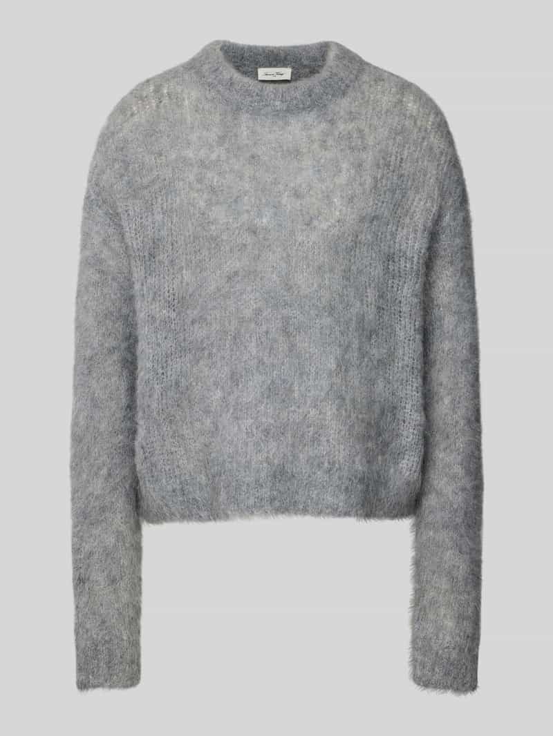 American vintage Gebreide pullover met ribboorden model 'BYMI'