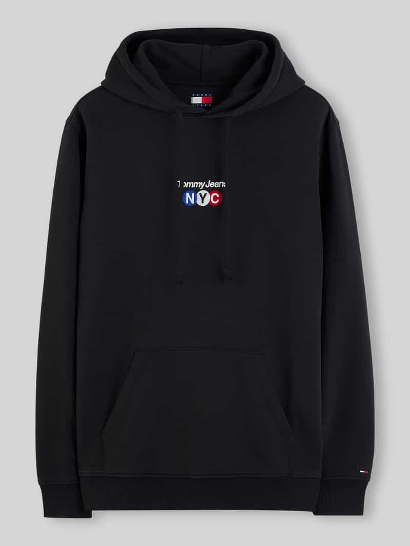 relaxed fit hoodie van puur katoen
