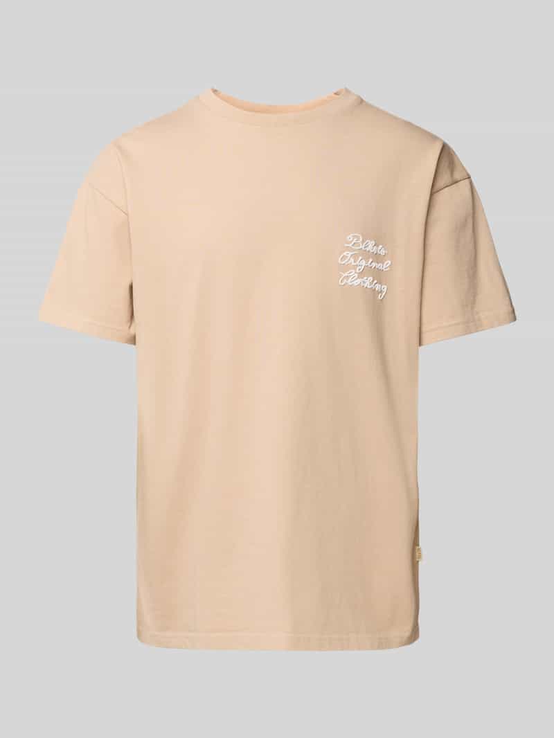 BLKVIS T-shirt met labelstitching model 'PRIMAVERA'