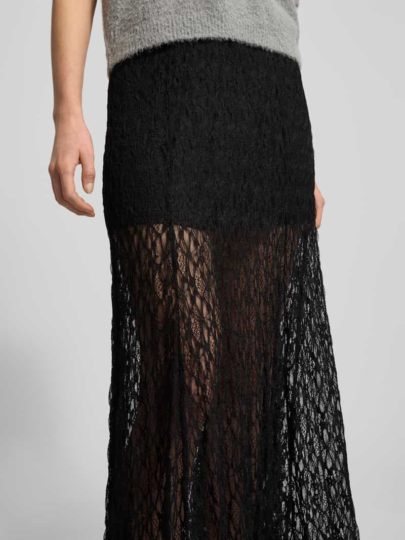 NEO NOIR Maxirok van kant model 'Mariya'