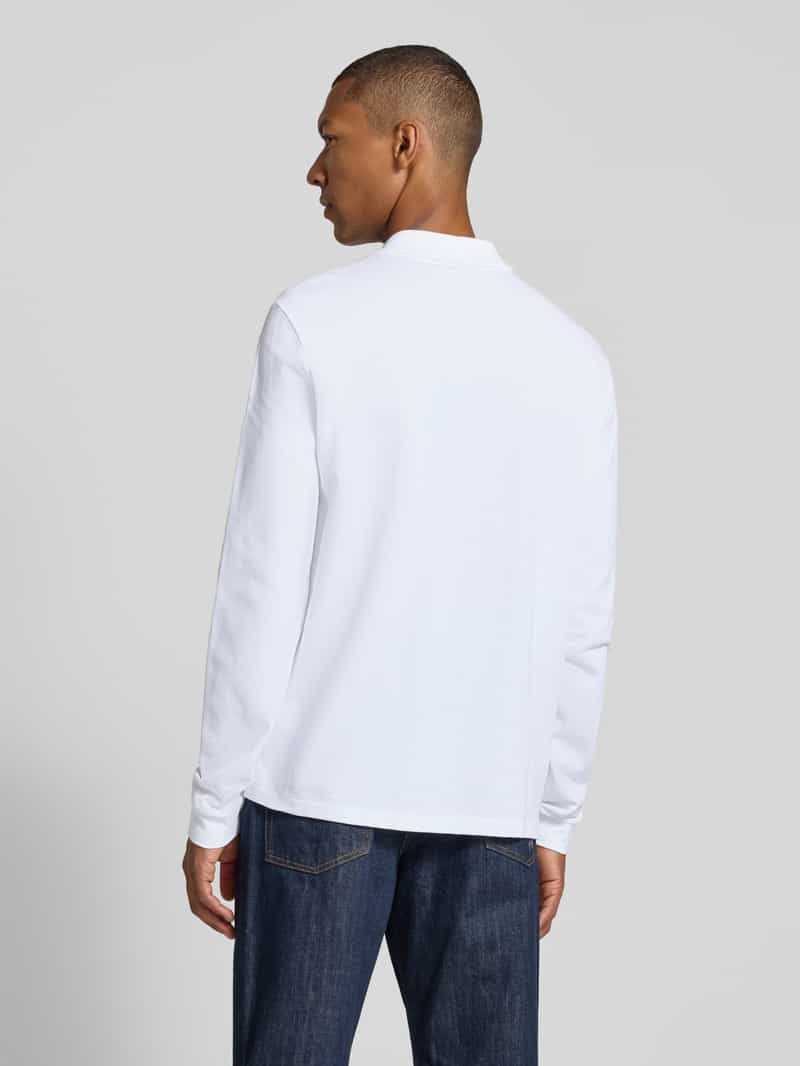 Lacoste regular fit poloshirt van puur katoen wit, foto 3