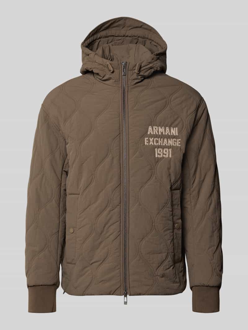 Armani Exchange Jack met doorgestikte naden en labeldetail
