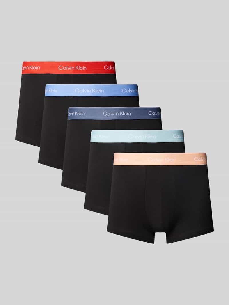 Calvin Klein Underwear Boxershort met labeldetail in een set van 5 stuks