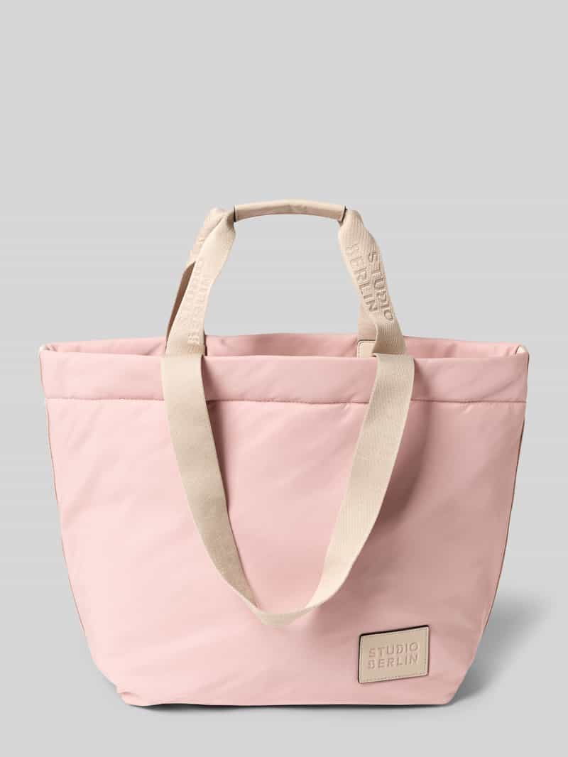 STUDIO BERLIN Shopper met logopatch model 'Prenzlau'