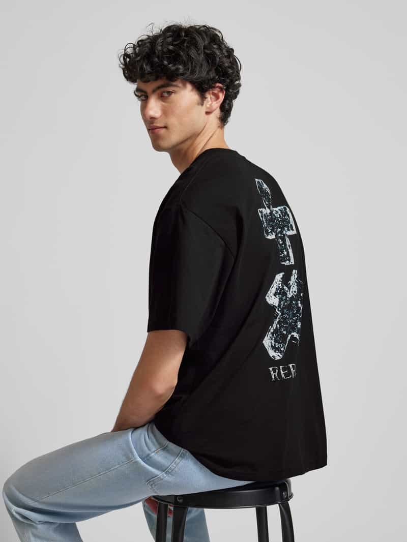 Replay T-shirt met labelprint model 'Martin Garrix'