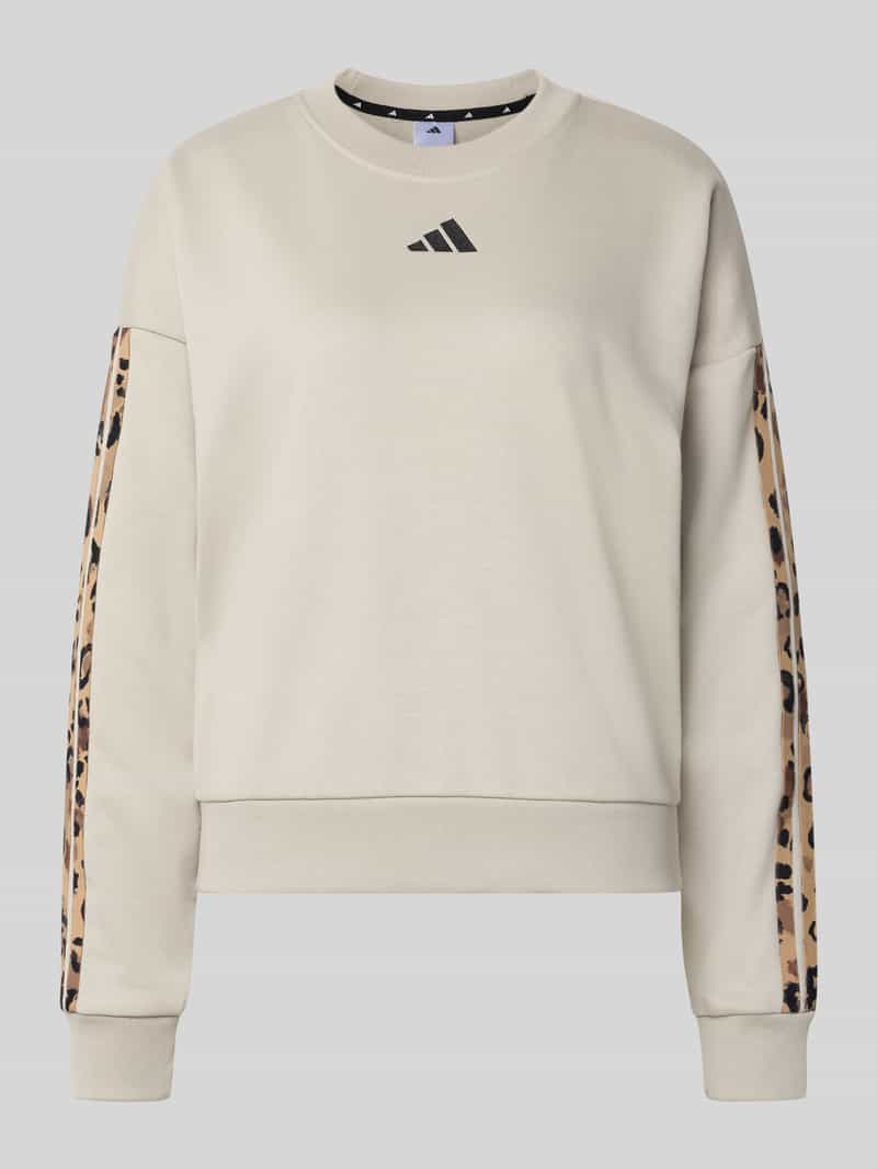 adidas Sportswear Regular fit sweatshirt met viscose en logostitching