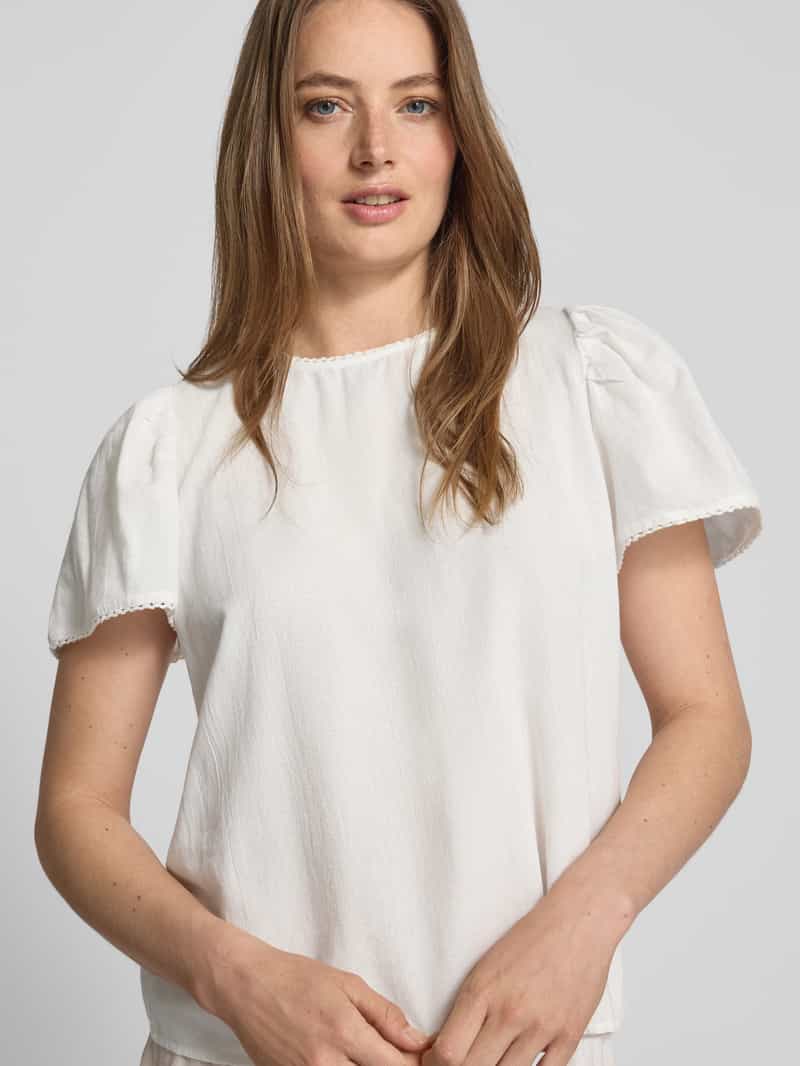 Vero Moda Regular fit blouseshirt van puur katoen model 'PRETTY'