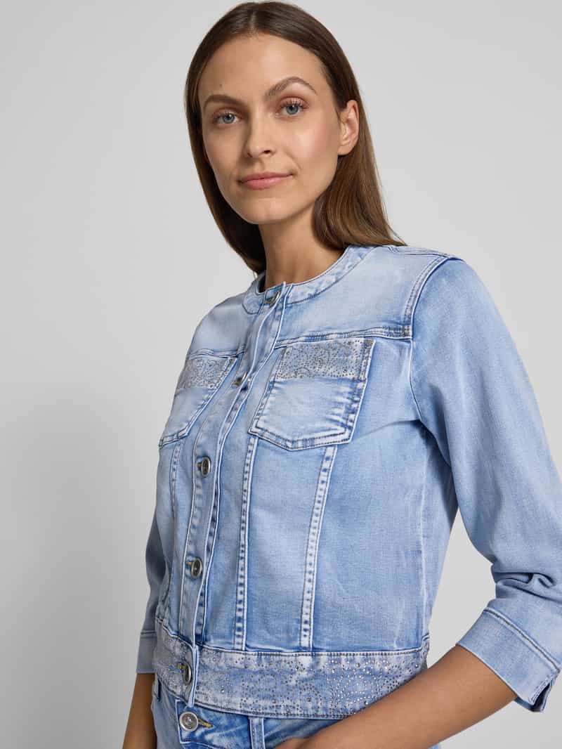 Betty Barclay Jeansjack met strass-steentjes