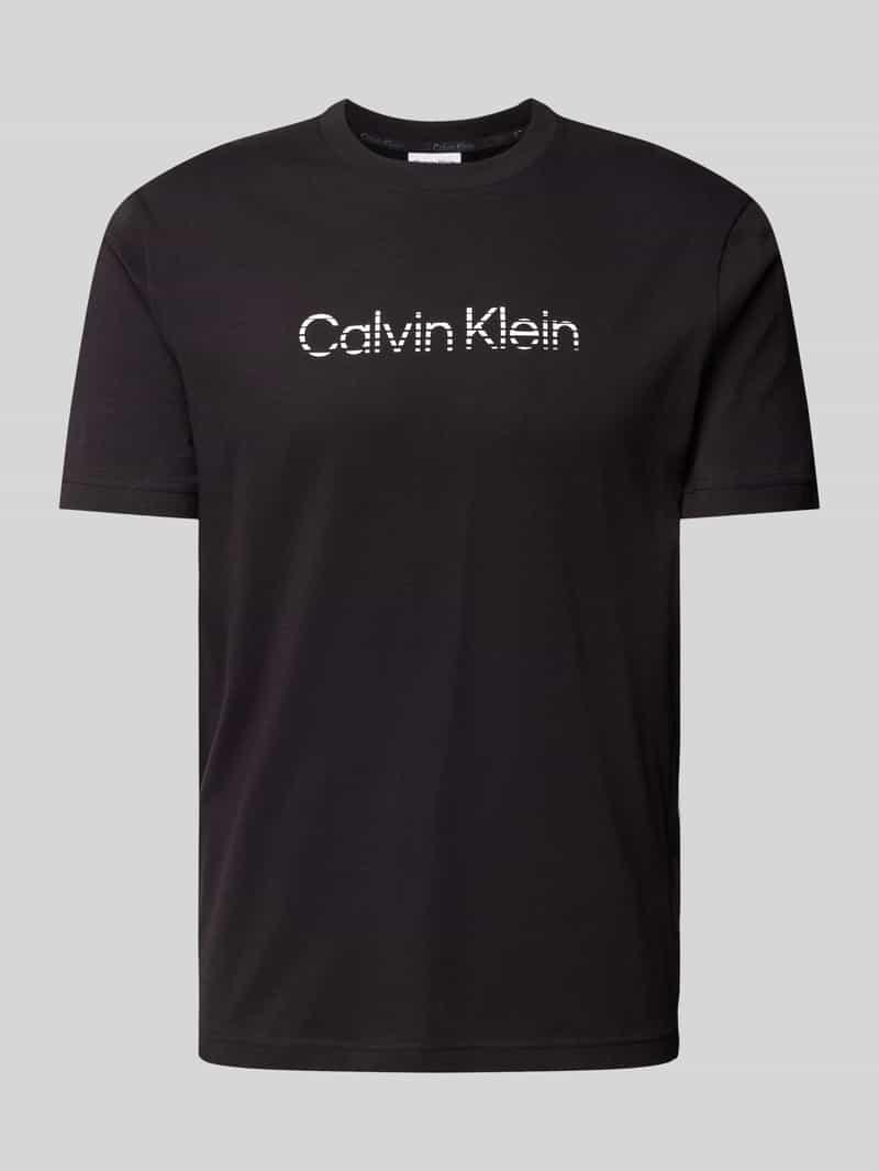 CK Calvin Klein T-shirt met labelprint