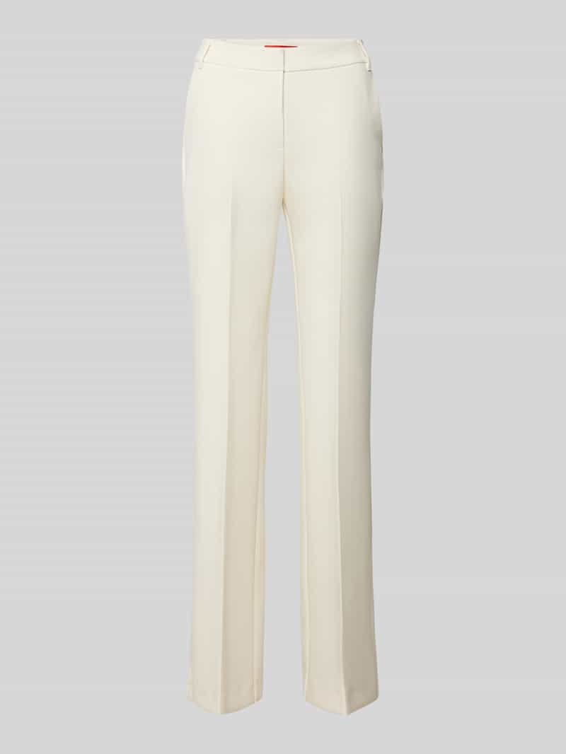 MAX&Co. Straight leg pantalon met persplooien model 'REIMS'