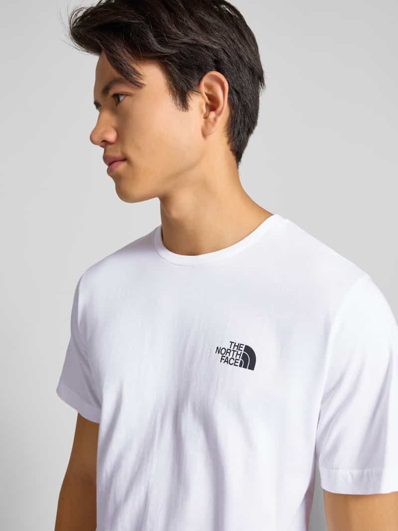 The North Face T-shirt met logo en ronde hals