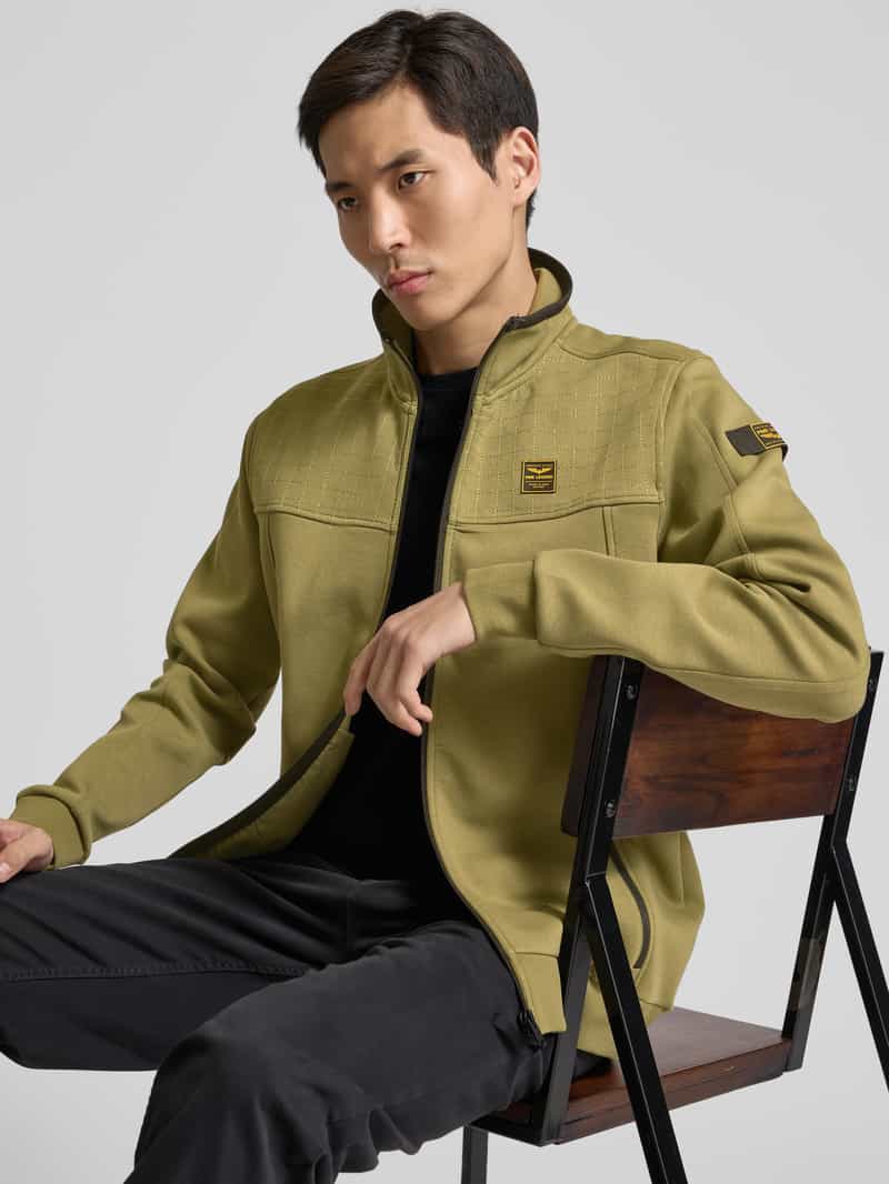 PME Legend Sweatjack met labelbadges model 'spacer look'