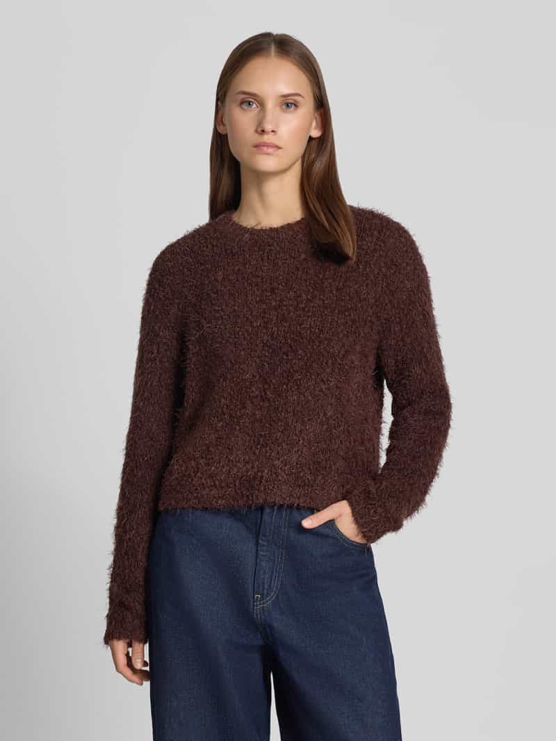 NOISY MAY Gebreide pullover met ronde hals model 'SASSY'