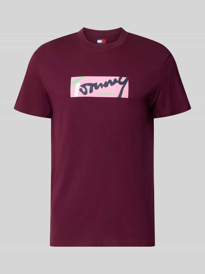 Tommy Jeans Regular fit t-shirt van puur katoen