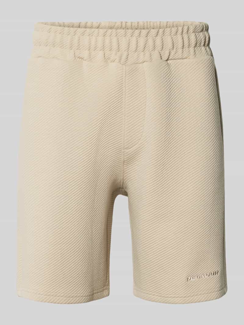 Pegador Sweatshorts met structuurmotief