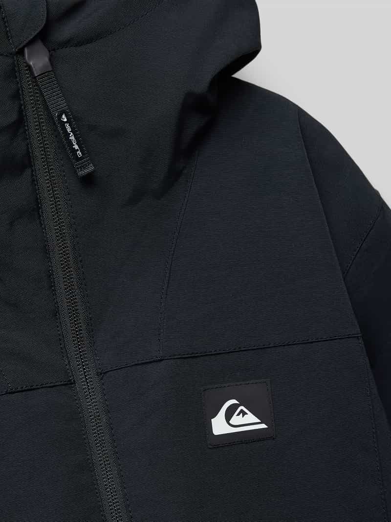 Quiksilver Regular fit jack met logopatch model 'Overcast'