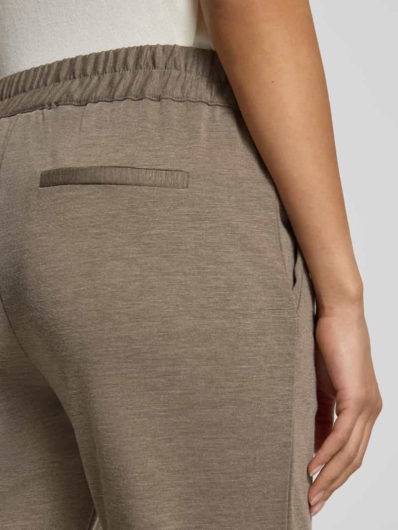 FREE QUENT Slim fit stoffen broek met vaste boorden model 'Nanni'