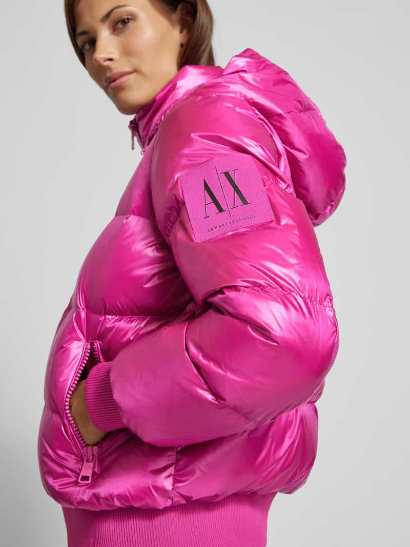 Armani Exchange Gewatteerd jack met opstaande kraag