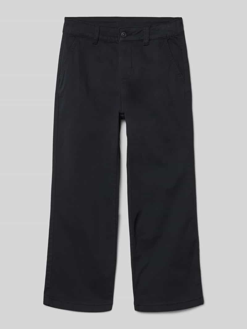 Tom Tailor Baggy fit chino's met een katoenmix met interne breedteverstelling