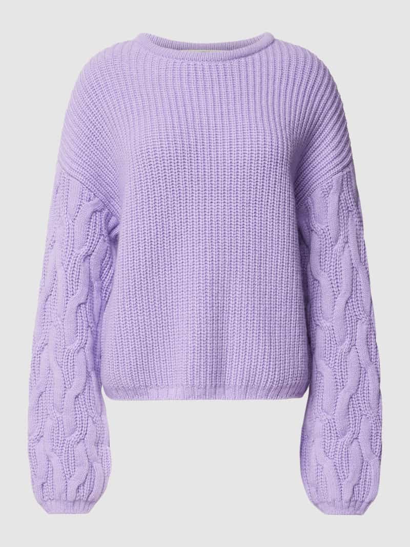 LANIUS Gebreide pullover met kabelpatroon