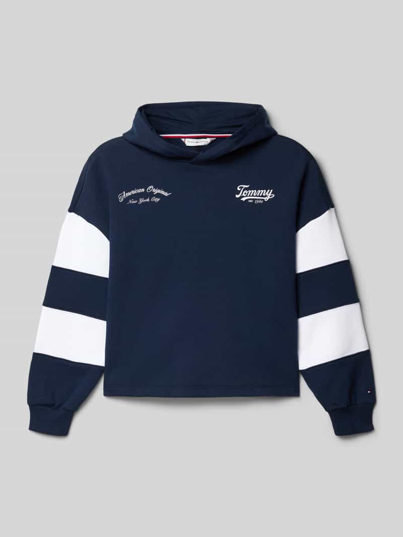 Tommy Hilfiger Teens Regular fit hoodie van katoenmix