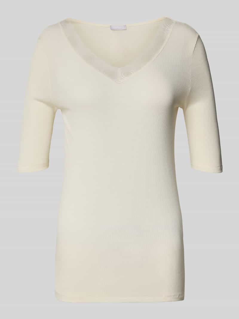 Hanro Shirt met 1 2-mouwen