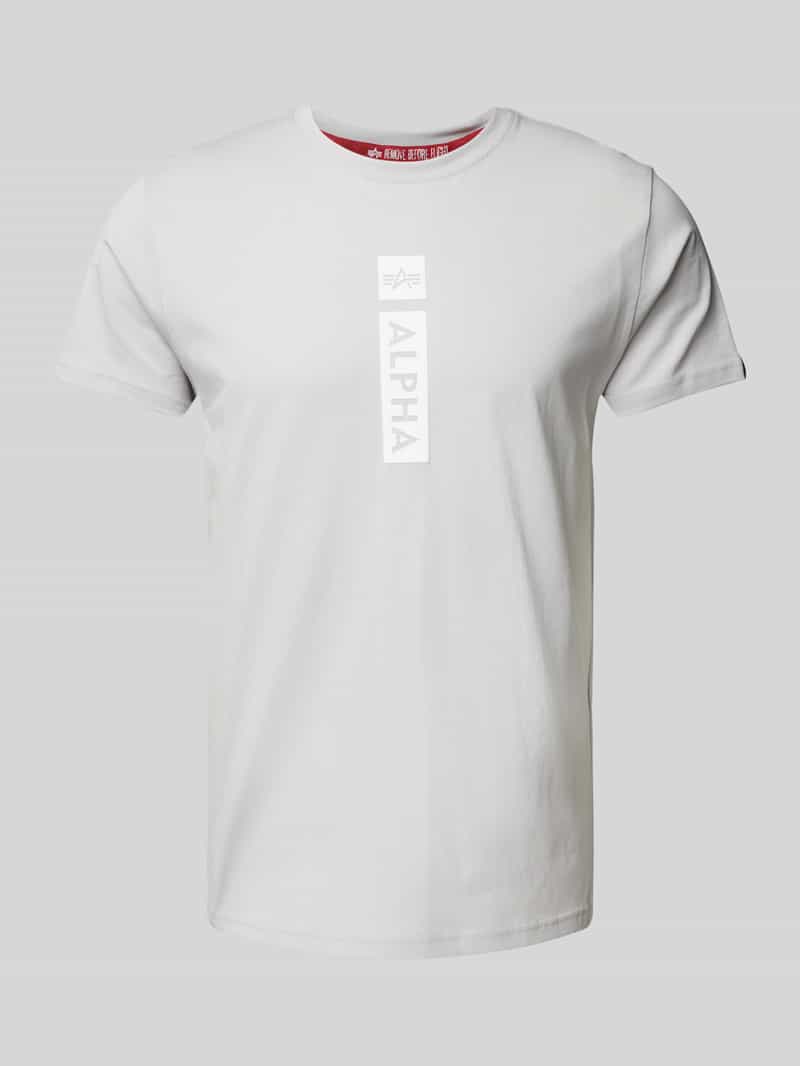 alpha industries T-shirt met labelprint
