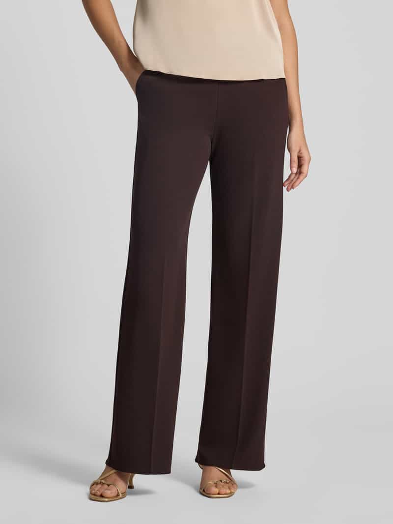 RINASCIMENTO straight fit stoffen broek met persplooien