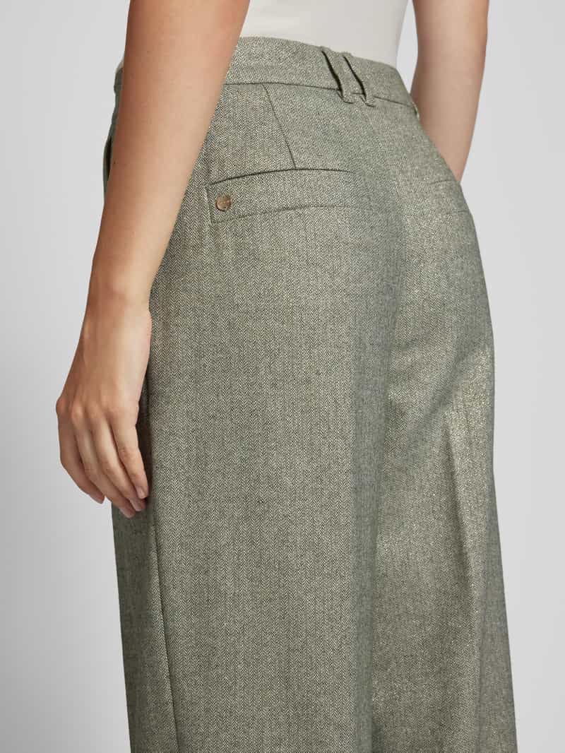 Marc Cain Stoffen broek met structuurmotief