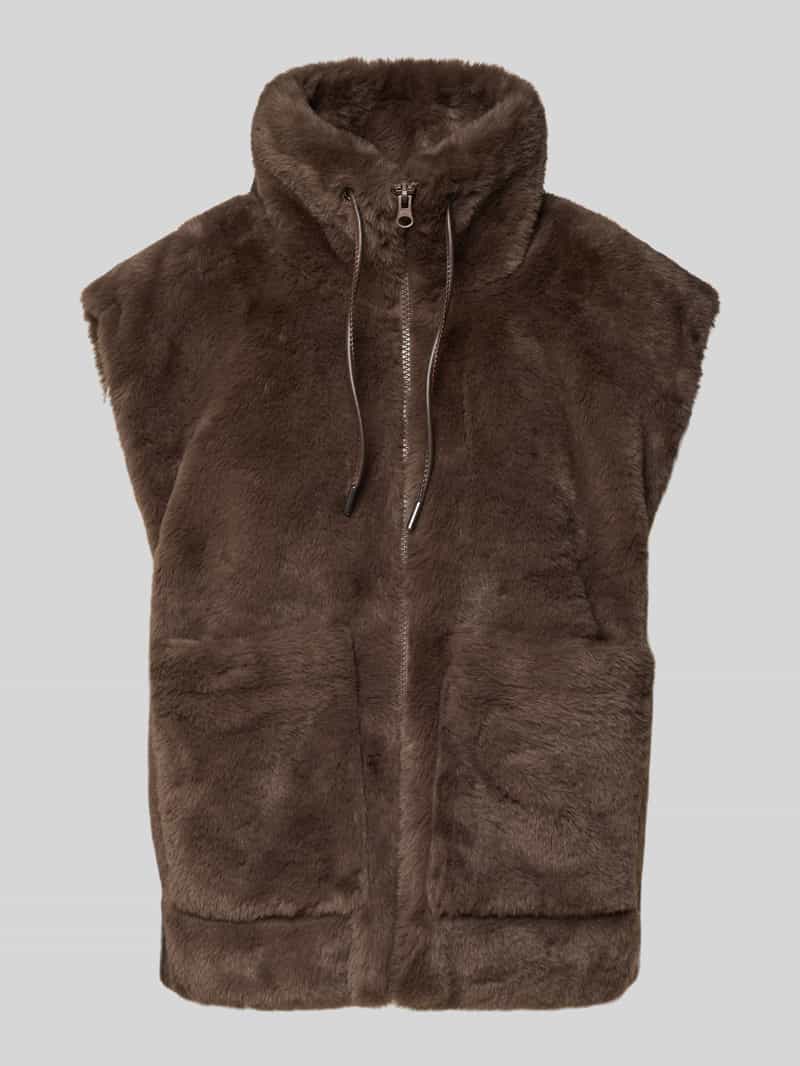FREE QUENT Gilet met opstaande kraag model 'FONY'