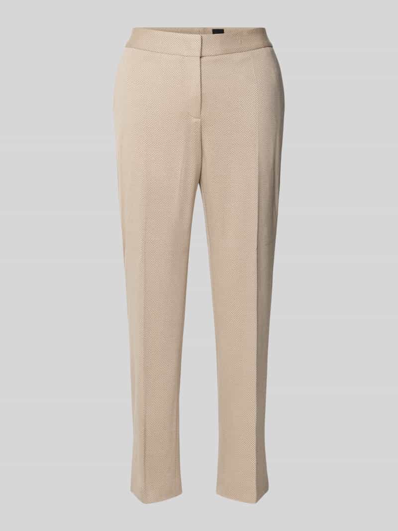 Boss Regular fit smalle broek van viscosemix model 'Tapria-Crop4'