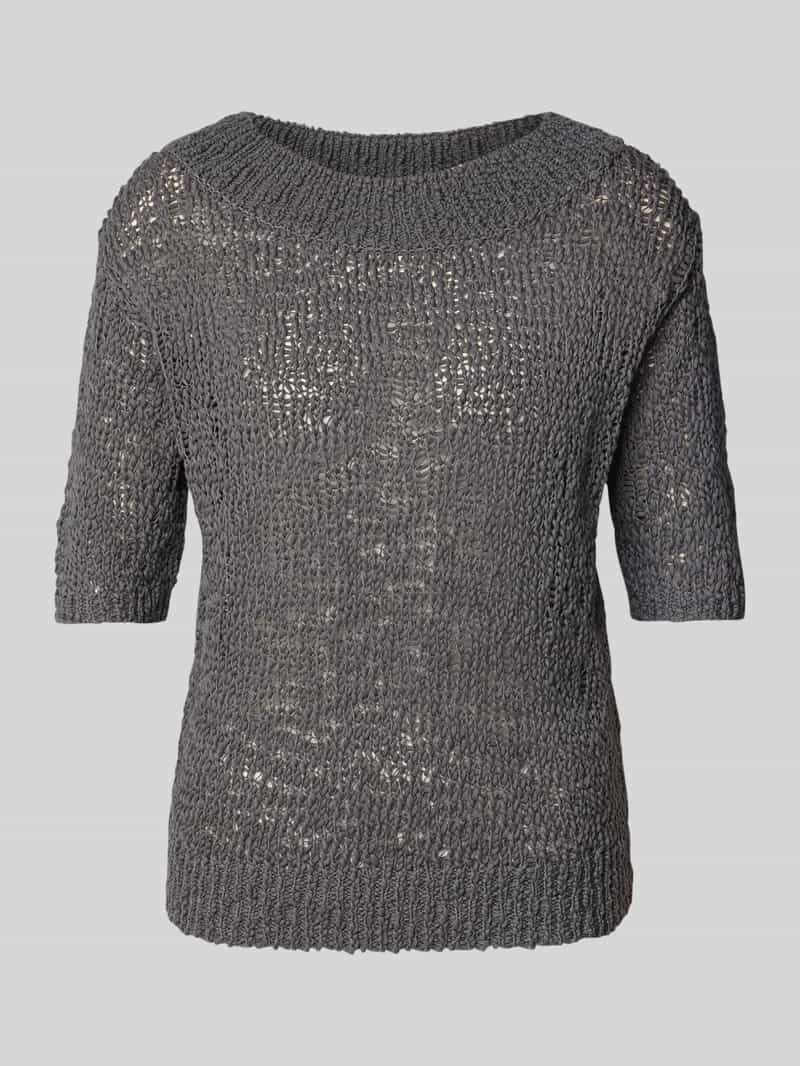 LUISA CERANO Gebreid shirt met ronde hals